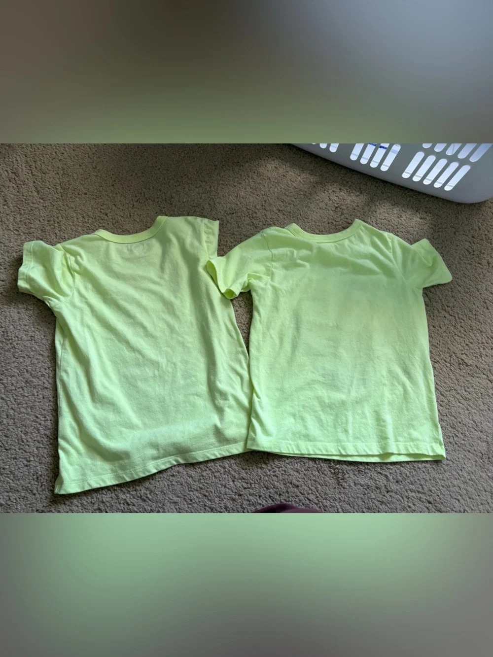Kids Short Sleeve Graphic Tee - Neon Yellow Green with Blue Turtle and Truck